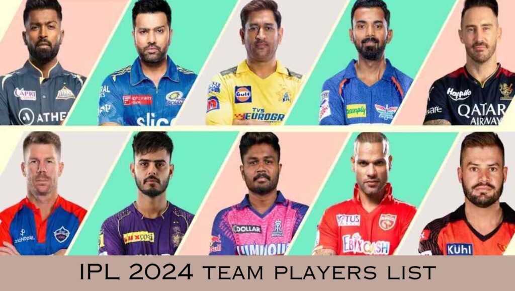 IPL 2024 team players list