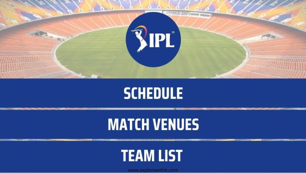 IPL match schedule 2024